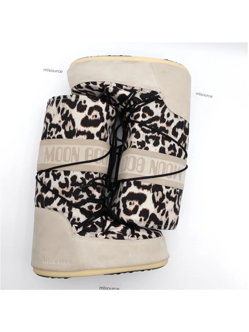 NEW Moon Boot Icon Suede Snow Boots 80D1403190-V020 Leopard